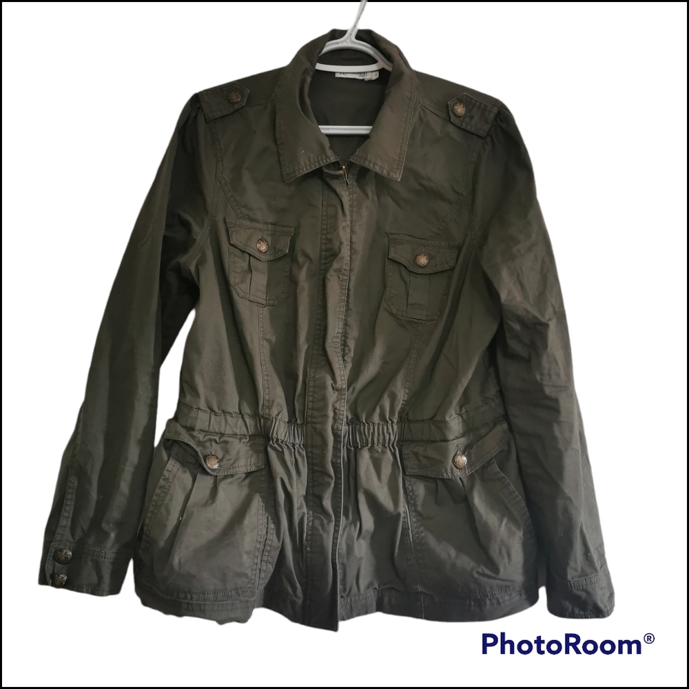 Revolution Zip Up Green Spring Jacket - Picture 2 of 4